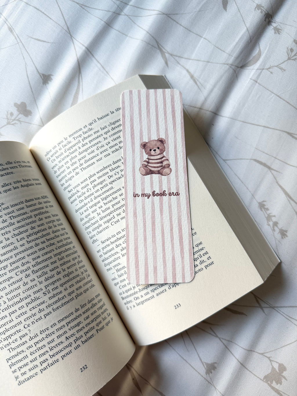 In My Book Era Little Bear Rayure I Bookmark