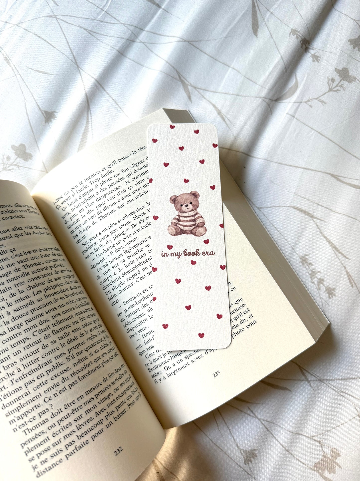 Marque-page Little Bear – In My Book Era Cœur