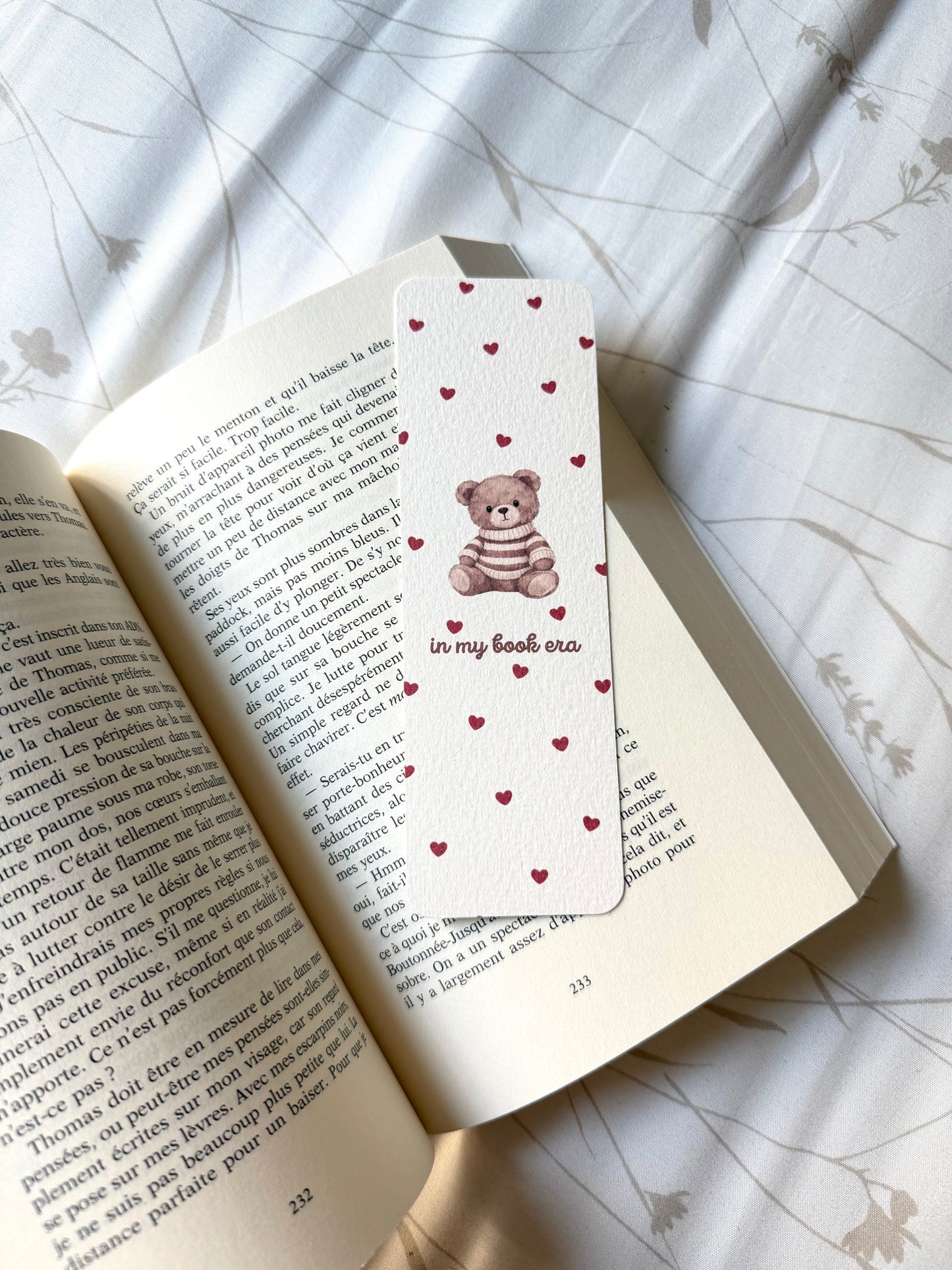Marque-page Little Bear – In My Book Era Cœur