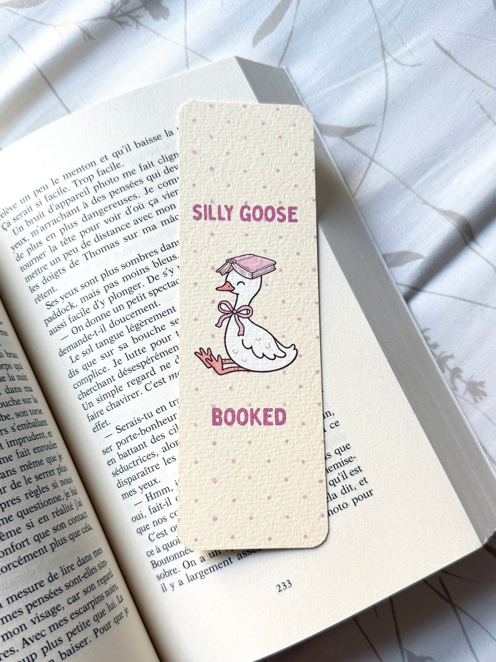 Silly Goose Booked I Bookmark